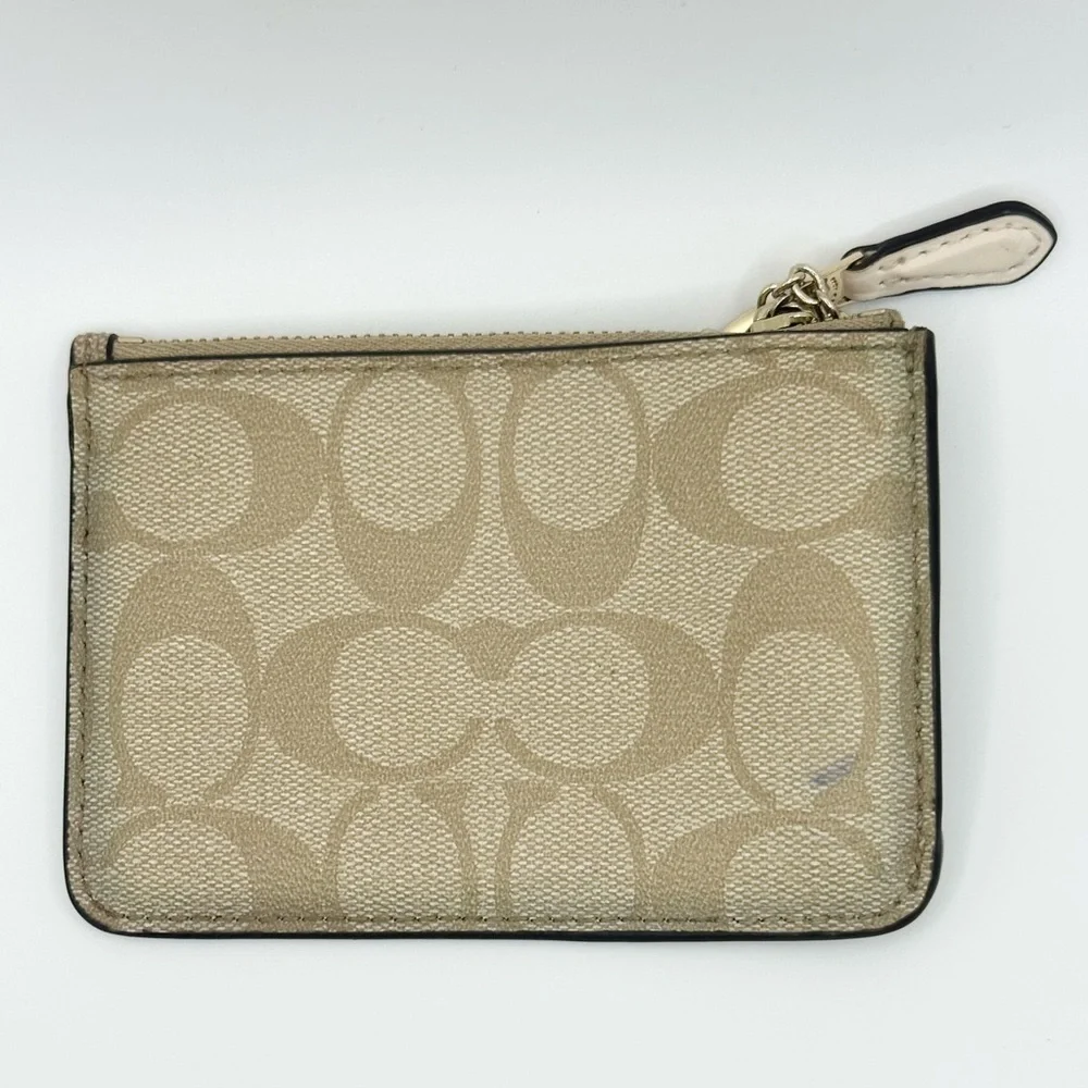 Coach Signature Key Holder / Change Wallet – Used Condition